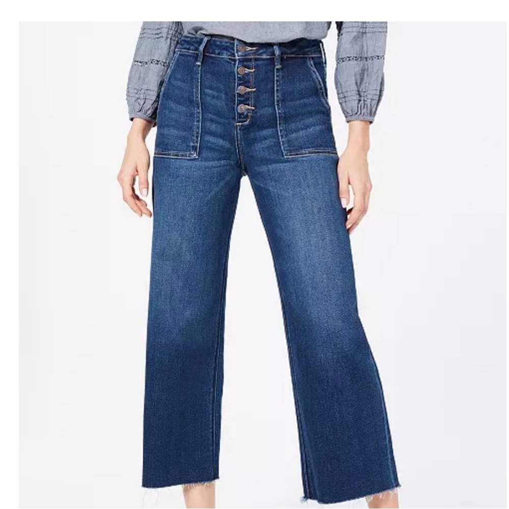 Hidden Jeans Wide-Leg Jeans Sz 28